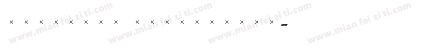 LTTetria RegularTab字体转换